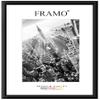 FRAMO Wooden Picture Frame 14 x 47 cm Made to Measure - Matte Black | Selectable Size | Includes Anti-Glare Acrylic Glass | Frame for Puzzles, Photos & Posters view 1