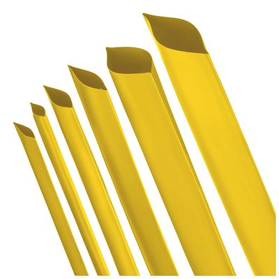 ISOLATECH Heat-Shrink Tubing 1 mm x 2 m, 2:1, Yellow, No Adhesive