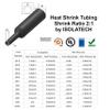 ISOLATECH Heat-Shrink Tubing 1 mm x 2 m, 2:1, Yellow, No Adhesive view 3