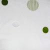 Sun World Custom-Made White Scherli Voile Sheer Curtain with Circle Effect, Gather Tape, Green, 165 x 300 cm (H x W) view 4
