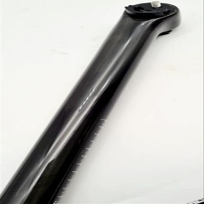CarbonEnmy UD Carbon Seatpost 400 mm, Approx. 200 g, 5 mm Offset, 27.2/30.8 mm, Up to 100 kg, MTB/Road