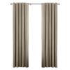 Paoletti Riva Atlantic Eyelet Curtains (Pair) - Grey - Woven Twill Fabric - Ready-Made - 100% Polyester - 229 cm W x 137 cm D (90 x 54 in) - Designed in Britain view 3