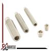 M8 x 30 mm Hex Socket Set Screws with Dog Point, 50-Pack, A2 Stainless Steel, DIN 915 (ISO 4028) view 3