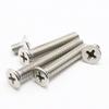M3 Phillips Flat/Countersunk Head Machine Screws, A2 Stainless Steel, 4–60 mm, Pack of 100 view 1