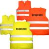 Nashville print factory Visitor High-Visibility Vest with Back Print, EN ISO 20471 (Yellow) view 1