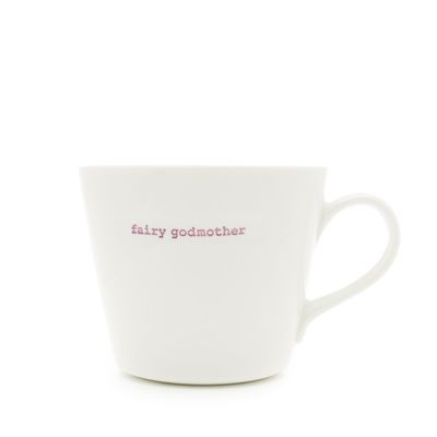 Keith Brymer Jones Word Range "Good Fairy" Bucket Mug, 0.35 L, White
