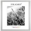 FRAMO Wooden Picture Frame 95 x 112 cm Made to Measure – Matte Silver | Size Options | Anti-Glare Acrylic Glass | Frame for Puzzles, Photos & Posters view 1