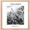 FRAMO Wooden Picture Frame 36 x 11 cm Made to Measure – Beech | Color Choice | Anti-Reflective Acrylic Glazing view 1