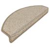 Kettelservice-Metzker Göteborg Semicircular Stair Mats, Various Sets, 65 x 24 x 4 cm, Light Brown, 30-Piece view 2