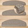 Kettelservice-Metzker Göteborg Semicircular Stair Mats, Various Sets, 65 x 24 x 4 cm, Light Brown, 30-Piece view 4