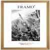 FRAMO Wooden Picture Frame 71 x 145 cm Made to Measure – Simple Gold | Selectable Size | Anti-Glare Acrylic Glass | Puzzle, Photo & Poster Frame view 1