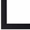 FRAMO Wooden Picture Frame 98 x 111 cm Made to Measure - Matte Black | Selectable Size | Includes Anti-Glare Acrylic Glass | Frame for Puzzles, Photos and Posters view 3