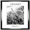 FRAMO 41 x 142 cm Custom-Size MDF Picture Frame – Glossy Black | Color Options | Anti-Reflective Acrylic Glass | Puzzle, Photo & Poster Frame view 1