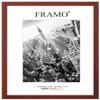 FRAMO Wooden Picture Frame 31 x 52 cm, Custom Size – Wiped Red, Non-Glare Acrylic Glass view 1