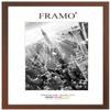FRAMO Wooden Picture Frame 87 x 36 cm Custom Size – Wenge Brown | Size Options | Anti-Reflective Acrylic Glazing | For Puzzles, Photos & Posters view 1