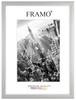FRAMO Wooden Picture Frame 37 x 77 cm Custom Size – Matte Silver view 1