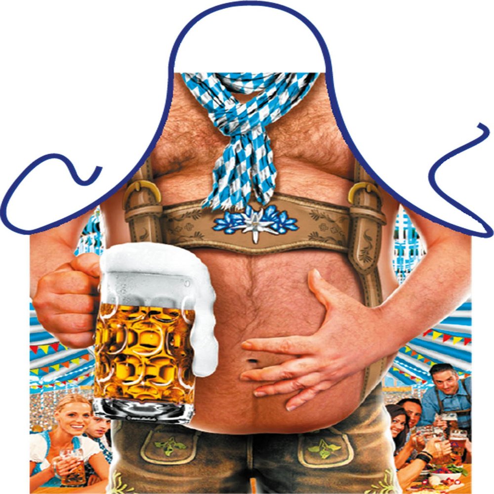 Mega-Funny Prank Item: Apron with Small Apron Beer Belly and Certificate
