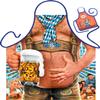 Mega-Funny Prank Item: Apron with Small Apron Beer Belly and Certificate view 2