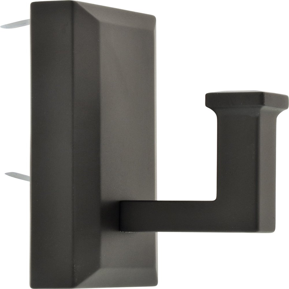 Hillman HIGH & MIGHTY 515811 Decorative Rectangular Metal Hook, Tool-Free Drywall Mount, Holds up to 6.8 kg, Bronze