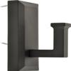 Hillman HIGH & MIGHTY 515811 Decorative Rectangular Metal Hook, Tool-Free Drywall Mount, Holds up to 6.8 kg, Bronze view 1