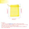 Bezall 100 Yellow Organza Bags, 8.9 x 11.4 cm, Sheer Drawstring Wedding, Jewelry, Candy, Party, Festival, and Gift Bags view 3