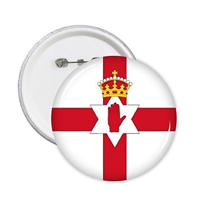 DIYthinker Northern Ireland National Flag Europe Country Symbol Pattern Round Pin Badge Button 5 Pcs XXL