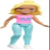 Mattel Barbie FHV57 On the Go Doll (Blonde with Pink Shirt) view 1