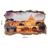 3DC0001 San Pietro 3D Home Decor Wall Sticker Mae 110 x 65 cm Wall Decoration, Wall Sticker, Wallpaper view 3