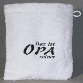 Fan-O-Menal Wash Mitt – Washcloth – This One Is Grandpa’s – 31204 – approx. 20 x 16 cm