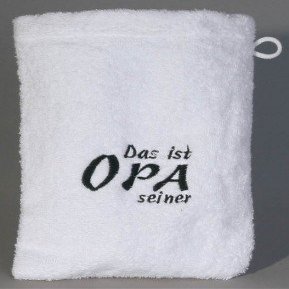 Fan-O-Menal Wash Mitt – Washcloth – This One Is Grandpa’s – 31204 – approx. 20 x 16 cm