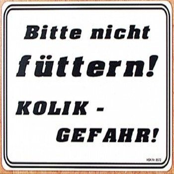Notice Sign – Please Do Not Feed… – 30 x 20 cm