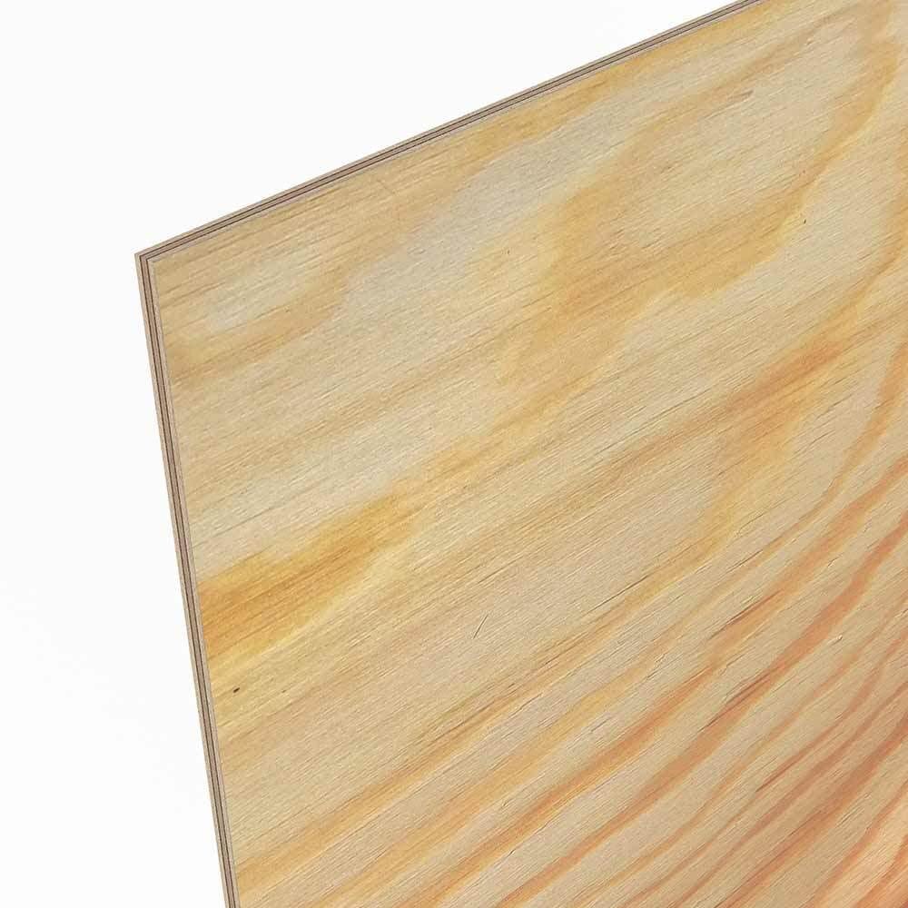 4 mm Pine Plywood Sheet B/BB Grade, 42 x 30 cm (A3)