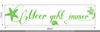 CLICKANDPRINT “Meer geht immer” Sticker, 220 x 49.8 cm, Lime Green – Vinyl Decal view 2