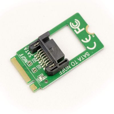 KALEA-INFORMATIQUE M.2 SATA B-Key or B+M-Key Adapter Card, 1 SATA 3.0 Port
