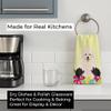Caroline's Treasures Easter Eggs Old English Sheepdog Kitchen Towel, Multicolor, 25 x 15 in view 3