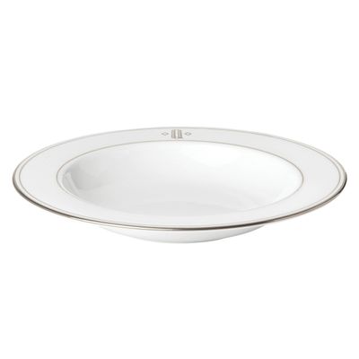 Lenox Federal Platinum Block Monogram Pasta Bowl, Q