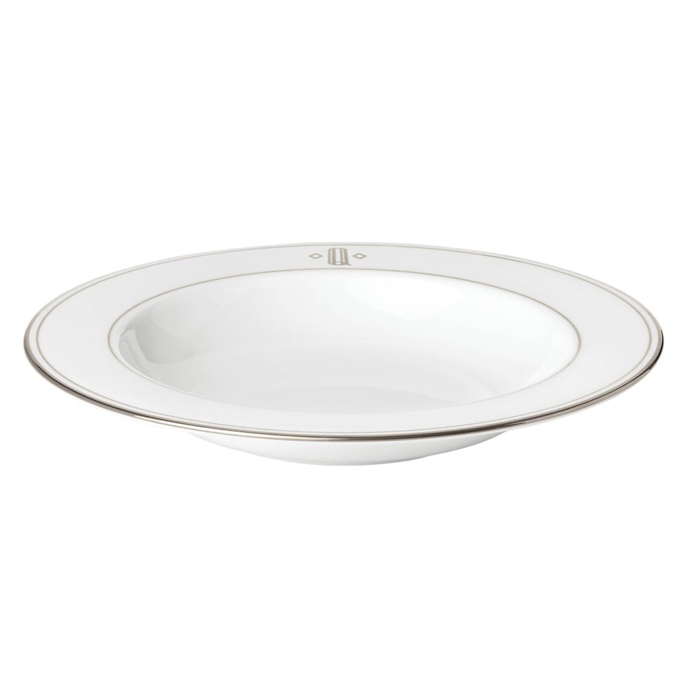 Lenox Federal Platinum Block Monogram Pasta Bowl, Q