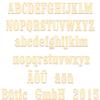 Btic GmbH Poplar Plywood Letters – Western Style – Custom Text, 15 cm, Uppercase view 2