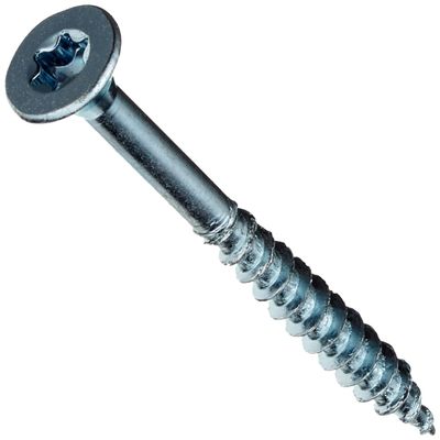 SECOTEC Chipboard Screws TX, Countersunk Head, 4 x 50 mm, Zinc-Plated, 300-Pack