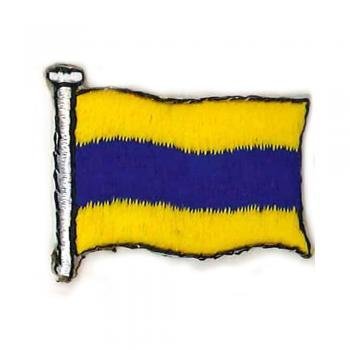 Iron-On Patch - Signet Delta 01740-4 - Approx. 2.5 x 2.5 cm