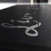 UTTSCHEID Guestbook from My Birth, A4 Landscape, Matte Cover, Chrome-Look Letters, 100 Pages, Premium Quality, Blue view 2
