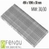 Fenau 490 x 1090 x 30 mm Galvanized Grating, 30/30 mm Mesh view 4