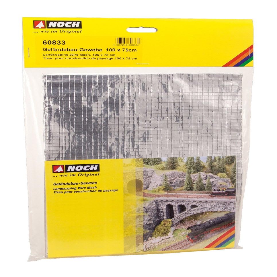 NOCH Terrain-Building Mesh, Malleable Aluminum Mesh, 100 x 75 cm