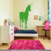 CLICKANDPRINT Unicorn with Stars Wall Decal, 70 x 56.5 cm, Yellow-Green view 2