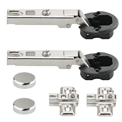 Gedotec Metalla Mini A 95 Glass Door Cup Hinge Set, 30-Piece