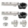 Gedotec Metalla Mini A 95 Glass Door Cup Hinge Set, 30-Piece view 1