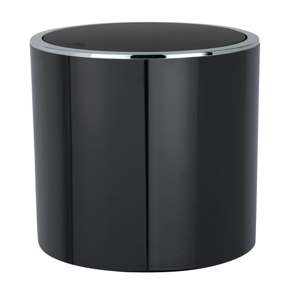 WENKO Inca Cosmetic Bin, 5 L, Black