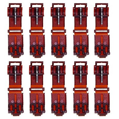 baytronic Red T-Tap Quick Splice Connectors, 10-Pack, 0.5–1.5 mm²
