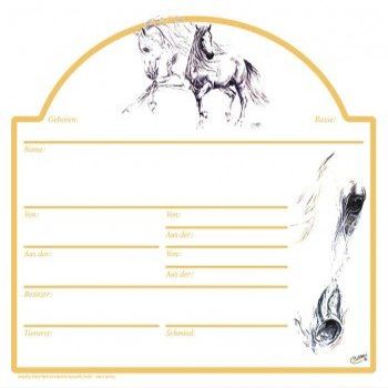 Stable Sign - Stall Sign - Andalusian - Bötzel Collection - 38579