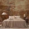 decomonkey Stone Wall Stone Photo Wallpaper, 350 x 256 cm, XXL, Egypt Pharaoh Wood view 4